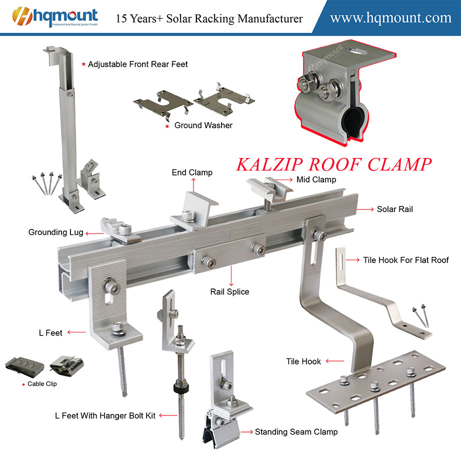 KZ01 Non-Penetrating Standing Seam Clamp