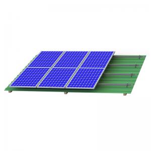 sistema de montagem solar para telhado de zinco