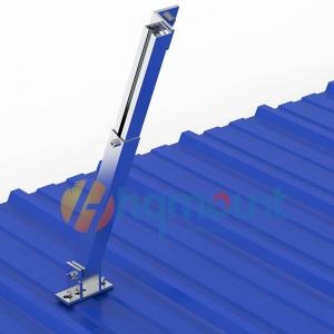 sistema de montagem solar de telhado de lata