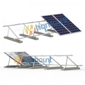 montagem solar em telhado plano
