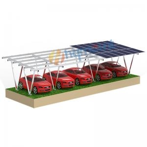 montagem de garagem solar de alumínio
