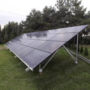 rack de montagem no solo de energia solar