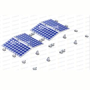 Sistema de montagem de lastro para telhado plano solar