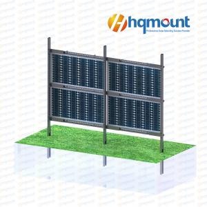 Rack de montagem vertical solar para fazendas fotovoltaicas