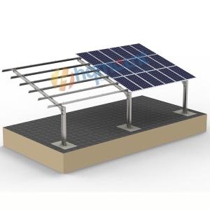suporte de montagem de garagem solar de aço carbono
