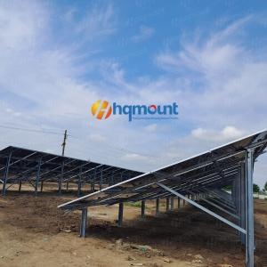 montagem solar no solo