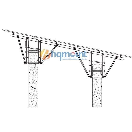 sistema de montagem solar para tanque de peixes