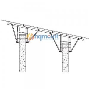 sistema de montagem solar para tanque de peixes