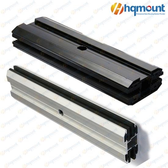 Silver anodized solar panel end clamp 30mm aluminum