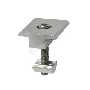 Conjunto de grampos de fixação central para painel solar de alumínio de 30 mm