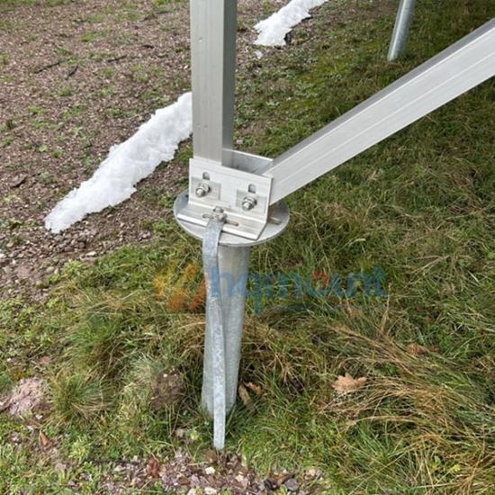 Grounding lug solar panel earthing solution