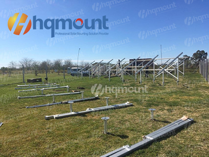 Instalação de montagem solar no solo 5MW HQ-GT1