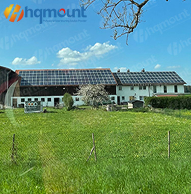 Projeto de sistema de montagem solar para telhado de telha de 150KW
