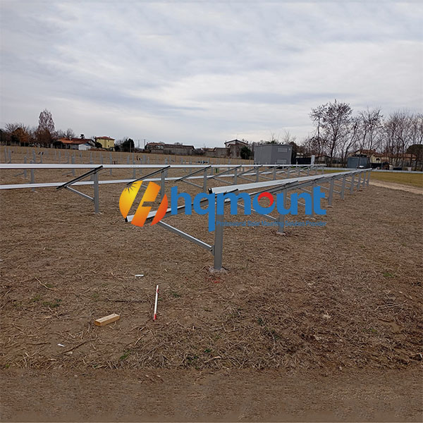 Usina de energia solar de 1 MW GT2 ZAM com postes de aço e perfil de alumínio personalizáveis