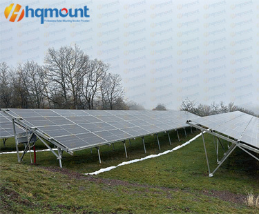 Projeto de suporte de montagem solar em solo 300kw HQ-GT1
        