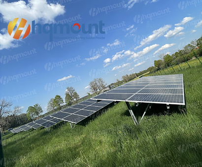 Projeto de sistema de montagem em solo fotovoltaico HQ Mount 3MW
