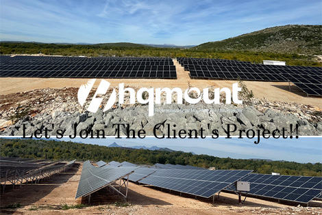 Want to know more about photovoltaic supports? Let's join our client's project!!