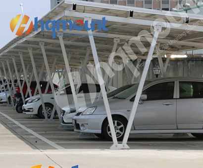  1,15 MW garagem solar de alumínio funcionando