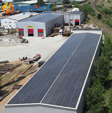 A instalação do projeto fotovoltaico de telhado de zinco de 1MW foi concluída com sucesso
