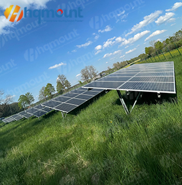 Projeto de sistema de montagem em solo fotovoltaico HQ Mount 3MW
