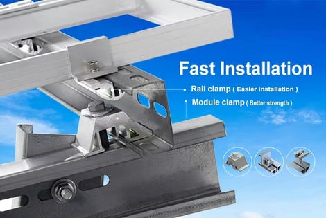 C Grampo de perfil: como o HQ Mount resolve desafios de instalação solar