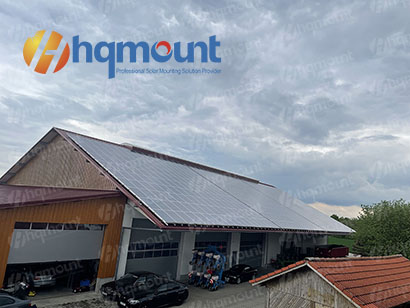 Sistema de montagem solar de 200KW para telhado inclinado
